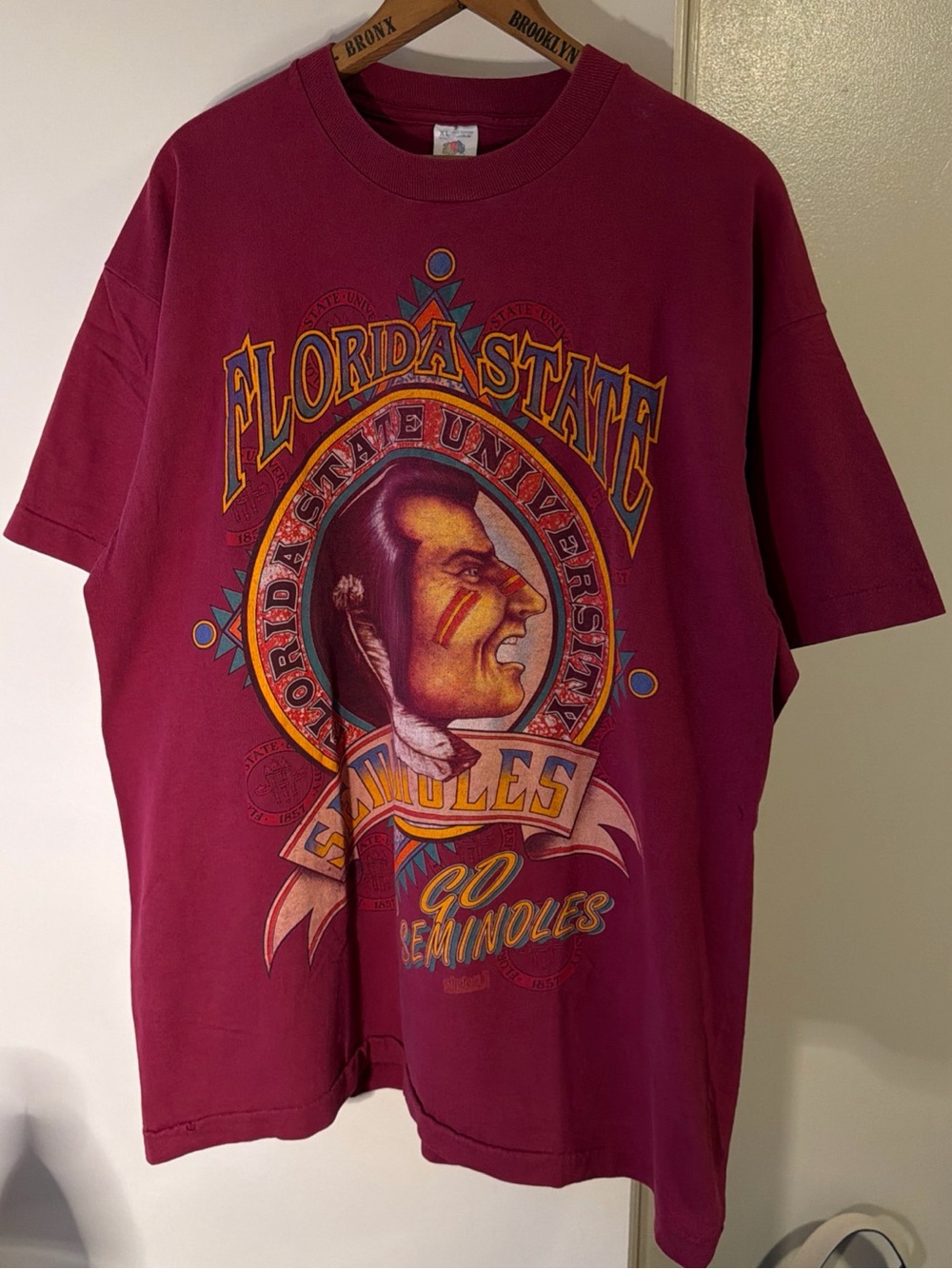 Vintage 90s Florida State Seminoles T Shirt Men’s Size XL Made In USA NCAA